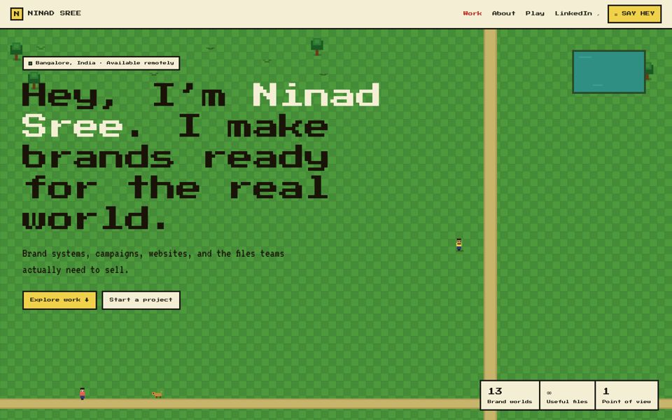 Screenshot of version 1