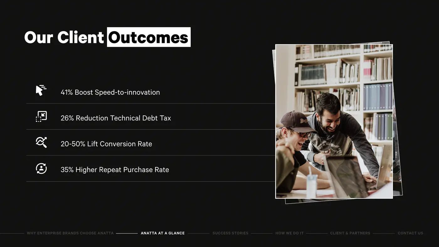 Capabilities deck 2026 — client outcomes