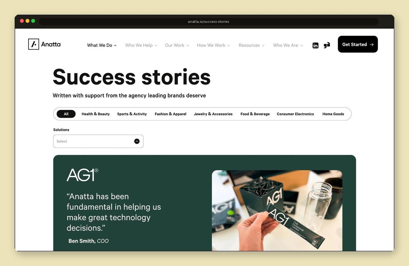 Success stories