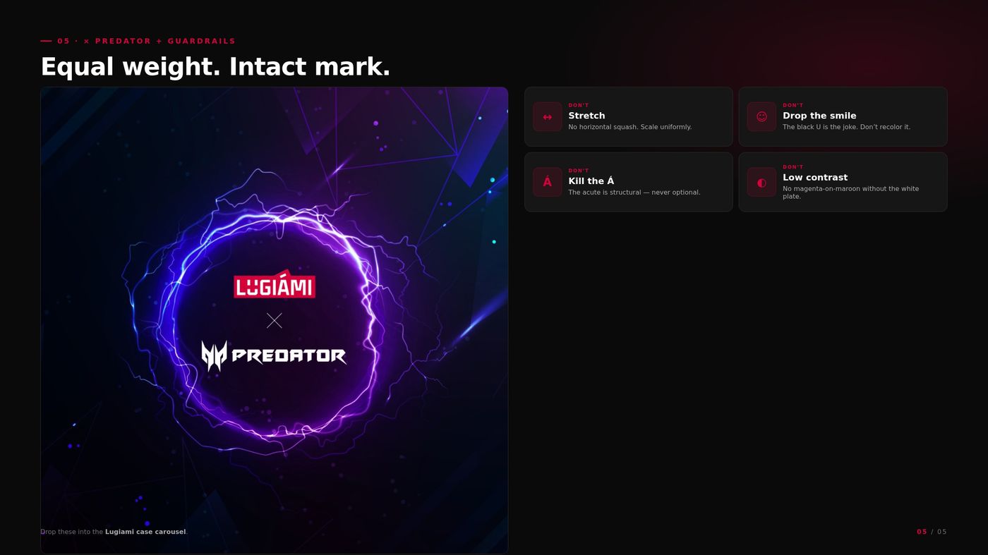 Lugiami × Predator — guardrails
