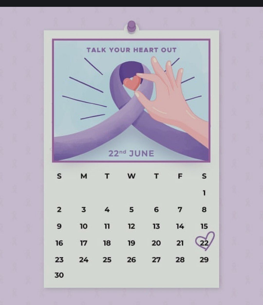22 June — Talk Your Heart Out