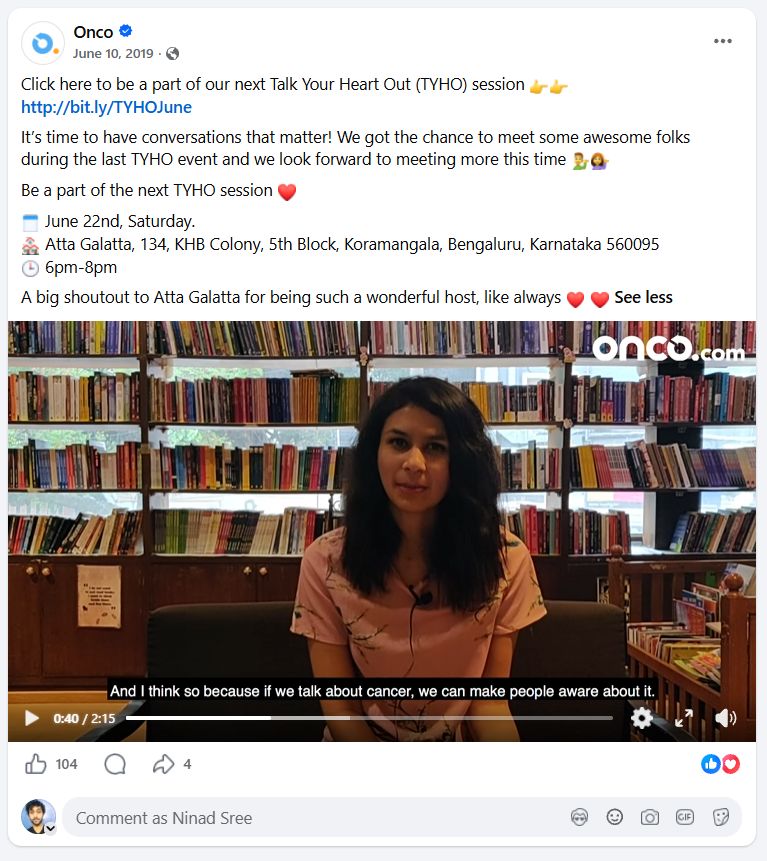 Onco post — next session
